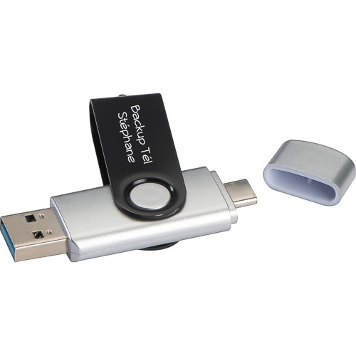 KEXIN Clé USB 32Go Type C et USB 3.0 OTG Clef USB C 32GB Memory Stick USB  Flash Drive U Disque Cadeau pour PC Ordinateur Portable Ma - Clé USB - Achat