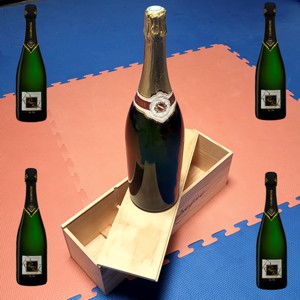 Gravolux Verre à champagne avec gravure, thème