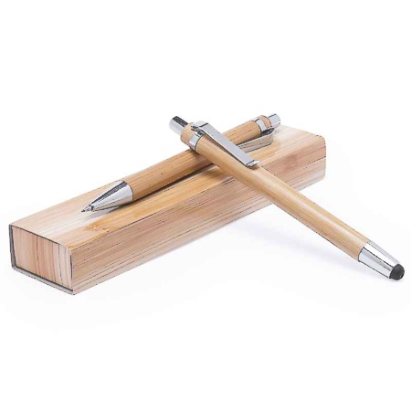 Set de stylos personnalisés bambou