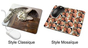 style de photo pour tapis de souris personnalisé